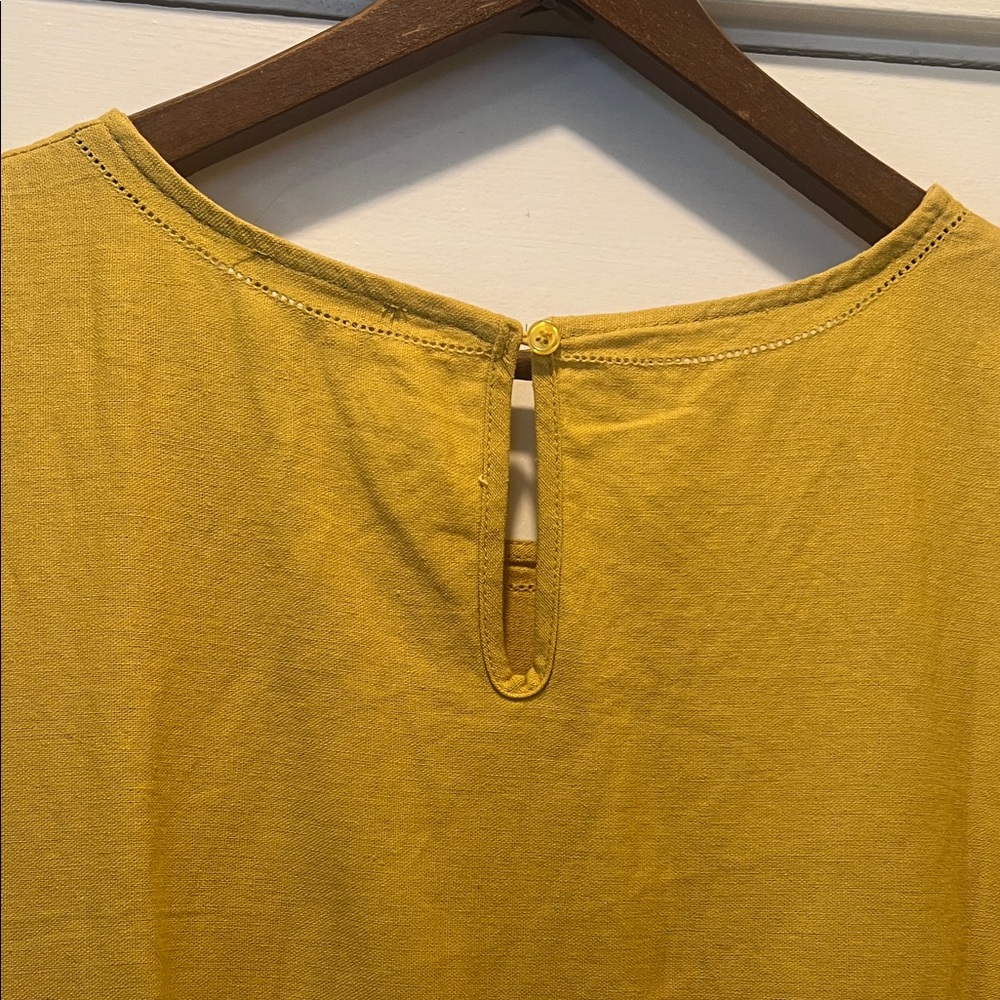 Cynthia Rowley Mustard Asymmetrical Dress - Picture 4 of 6